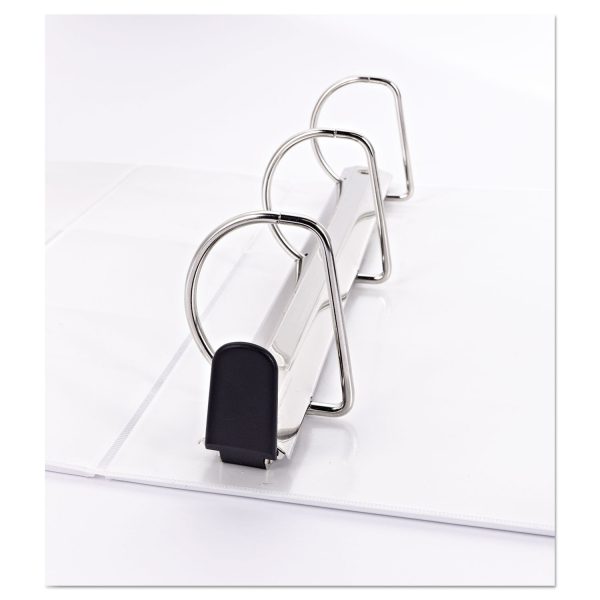 Heavy-Duty Non Stick View Binder with DuraHinge and Slant Rings, 3 Rings, 2  Capacity, 11 x 8.5, White, (5504) Online Hot Sale - Image 5