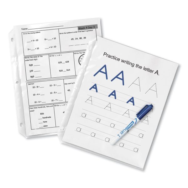 Top-Load Poly Sheet Protectors, Heavyweight, Letter, Nonglare, 200 Box Online Hot Sale - Image 2