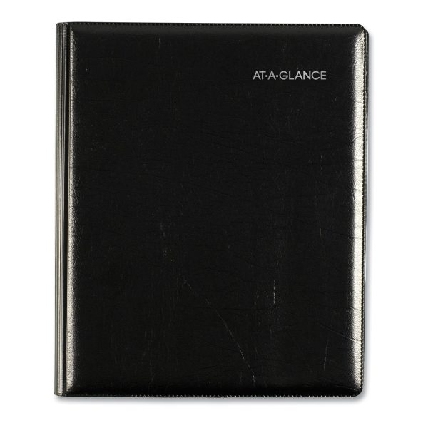 DayMinder Executive Weekly Monthly Refillable Planner, 8.75 x 7, Black Cover, 12-Month (Jan to Dec): 2024 Discount - Image 4