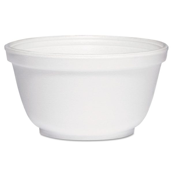 Foam Bowls, 10 oz, White, 50 Pack, 20 Packs Carton Discount