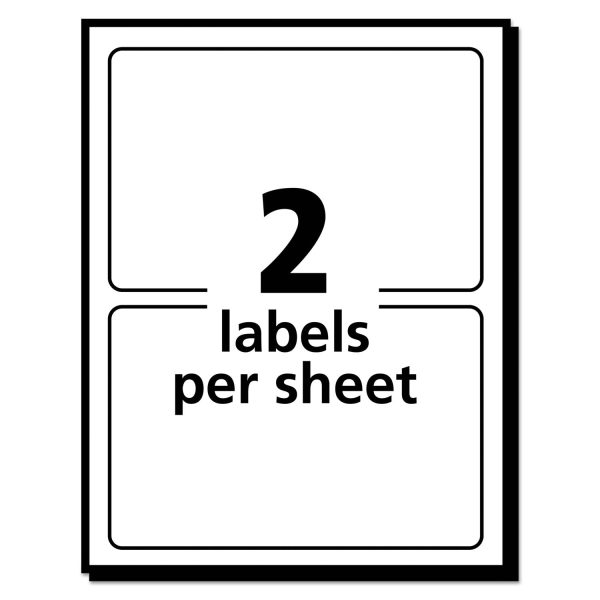 Removable Multi-Use Labels, Inkjet Laser Printers, 3 x 4, White, 2 Sheet, 40 Sheets Pack, (5453) For Cheap - Image 3