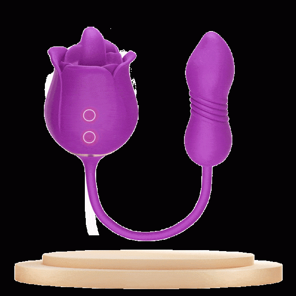 CARMEN | Sohimi 3 in 1 Tongue Licking Rose Toy Vibrator Online Hot Sale - Image 2