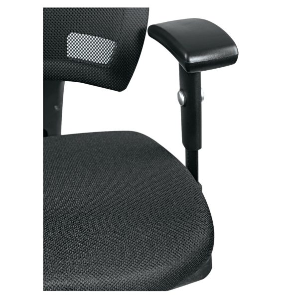Alera Epoch Series Fabric Mesh Multifunction Chair, Supports Up to 275 lb, 17.63  to 22.44  Seat Height, Black Discount - Image 2