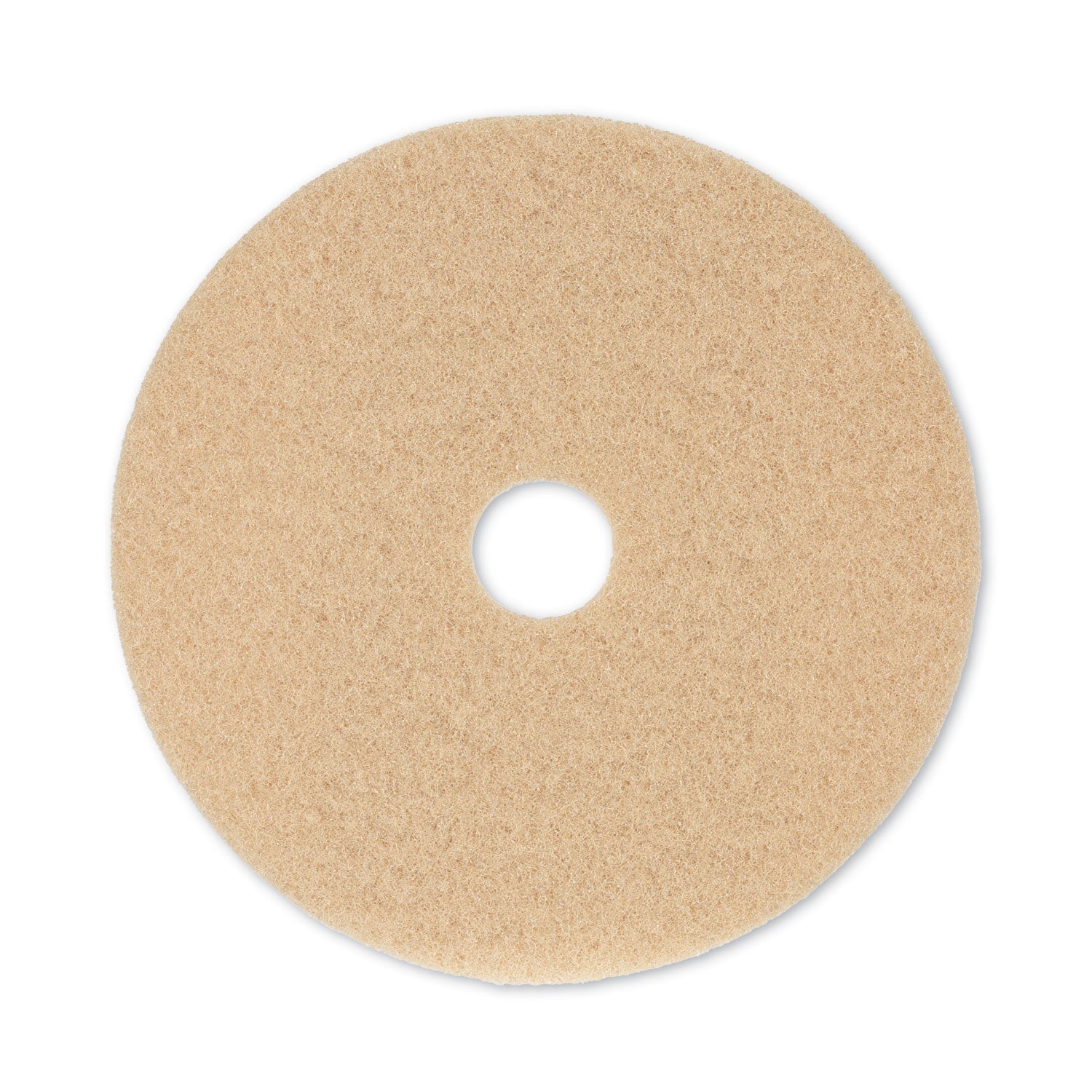 Burnishing Floor Pads, 20  Diameter, Tan, 5 Carton Sale