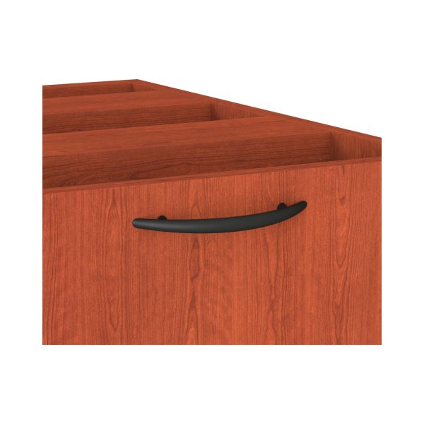 Alera Valencia Series Full Pedestal File, Left Right, 3-Drawers: Box Box File, Legal Letter, Cherry, 15.63  x 20.5  x 28.5 For Discount - Image 5