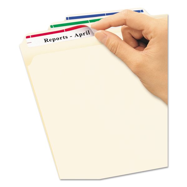 Removable File Folder Labels with Sure Feed Technology, 0.66 x 3.44, White, 7 Sheet, 36 Sheets Pack For Discount - Image 2