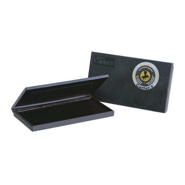 Pre-Inked Micropore Stamp Pad, 6.25  x 3.25 , Black on Sale - Image 2