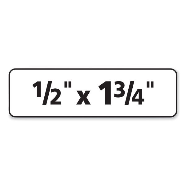 Removable Multi-Use Labels, Inkjet Laser Printers, 0.5 x 1.75, White, 80 Sheet, 25 Sheets Pack For Cheap - Image 2