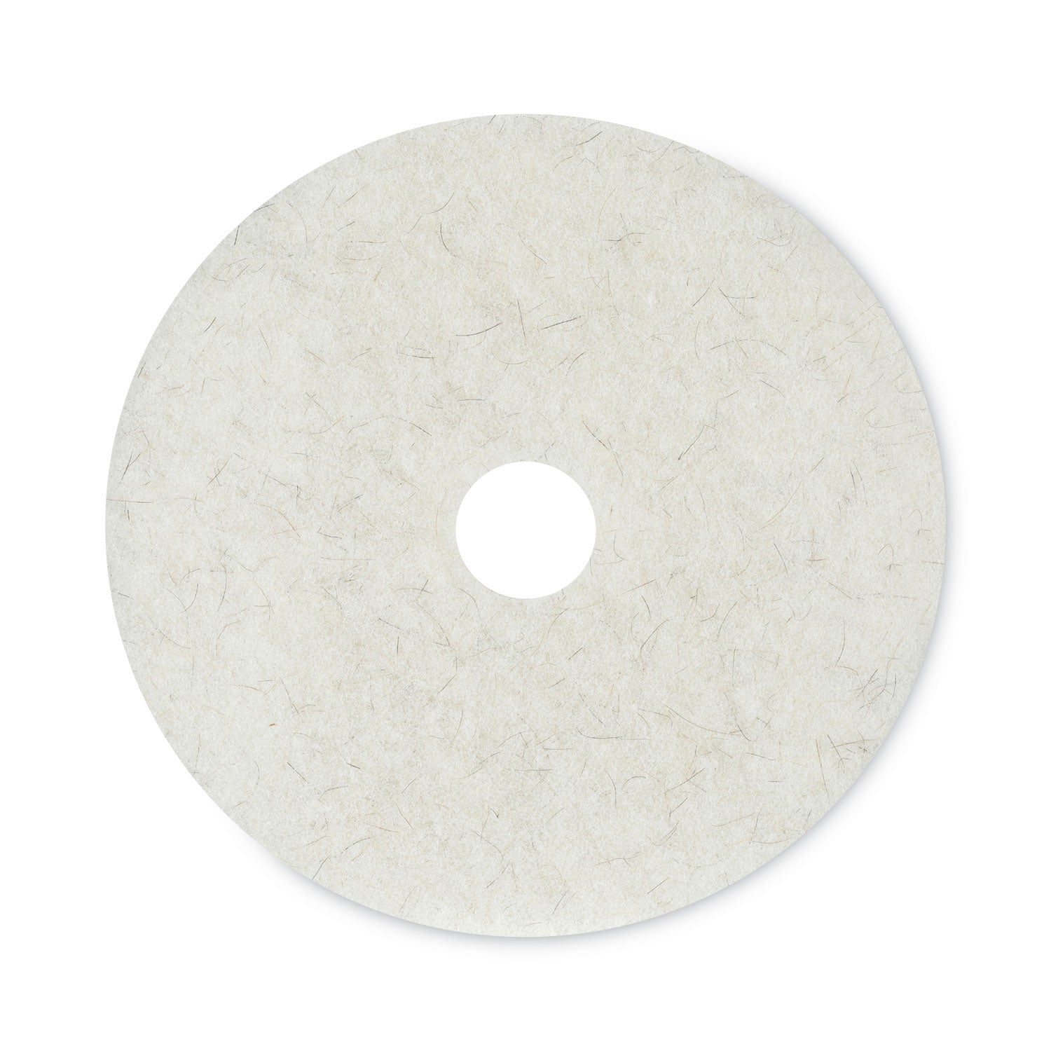 Natural Burnishing Floor Pads, 20  Diameter, White, 5 Carton For Discount