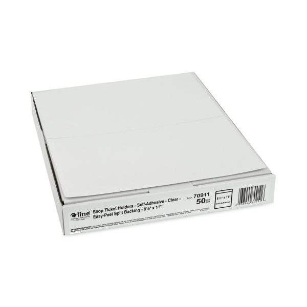 Self-Adhesive Shop Ticket Holders, Super Heavy, 15 Sheets, 8.5 x 11, 50 Box For Discount - Image 5