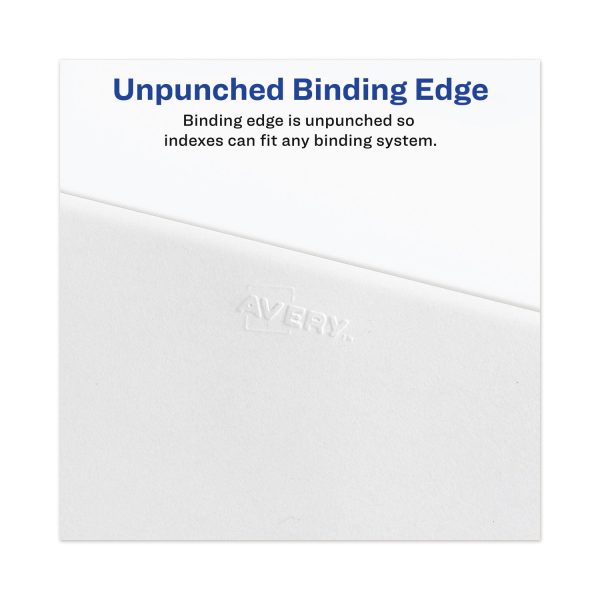 Avery-Style Preprinted Legal Bottom Tab Divider, 26-Tab, Exhibit K, 11 x 8.5, White, 25 PK Fashion - Image 3