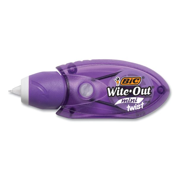 Wite-Out Mini Twist Correction Tape, Non-Refillable, Blue Fuchsia Applicators 0.2  x 314 , 2 Pack Cheap - Image 4