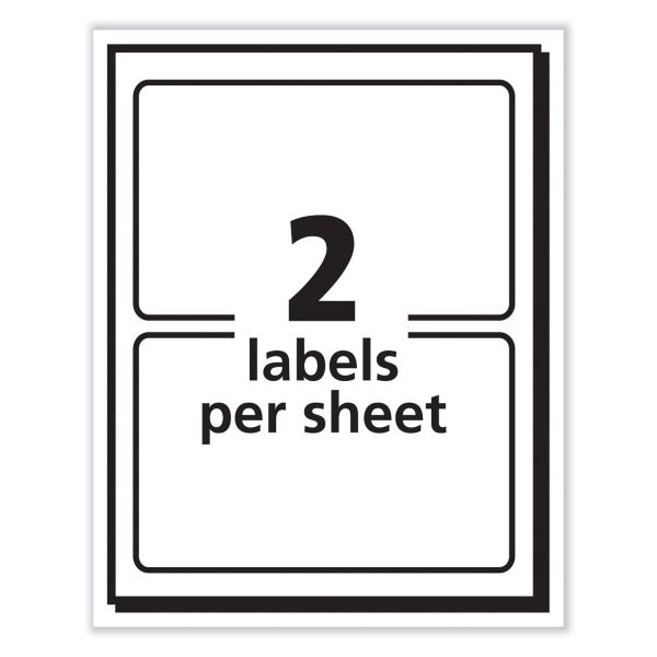 Printable Adhesive Name Badges, 3.38 x 2.33, Blue  Hello , 100 Pack Online Hot Sale - Image 3