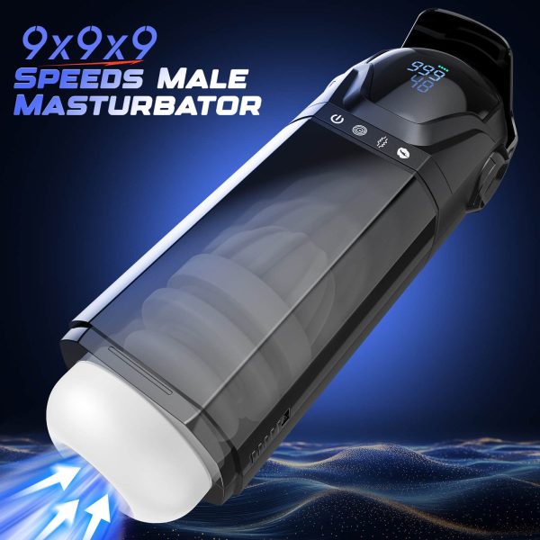 MARKEL| 3 in 1 Automatic Suction and vibrating and Thrusting Male Sex Toy Online Sale - Image 2