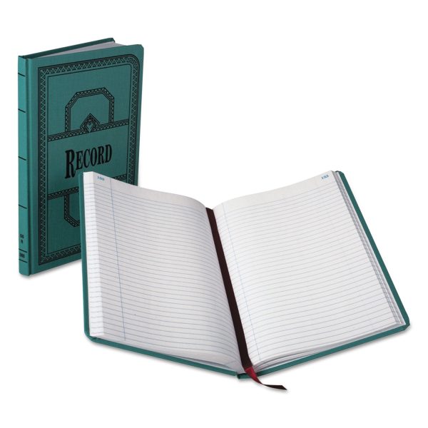Account Record Book, Record-Style Rule, Blue Cover, 11.75 x 7.25 Sheets, 300 Sheets Book Cheap