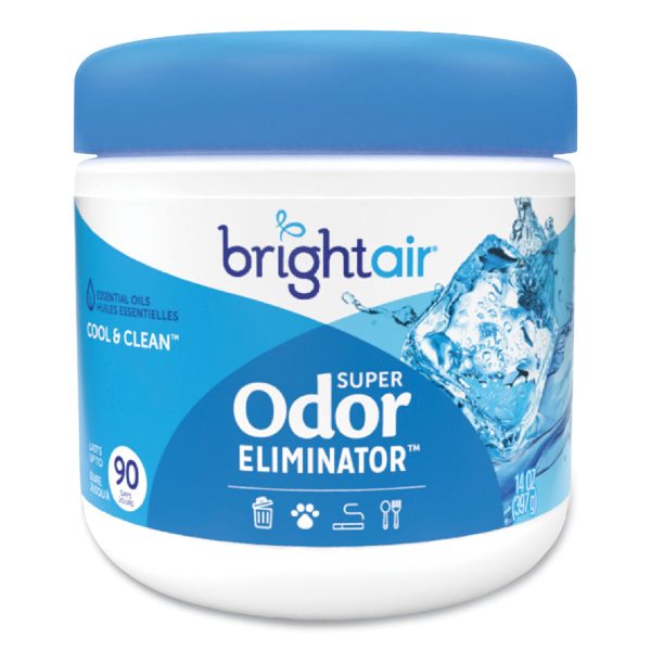 Super Odor Eliminator, Cool and Clean, Blue, 14 oz Jar, 6 Carton For Sale - Image 2