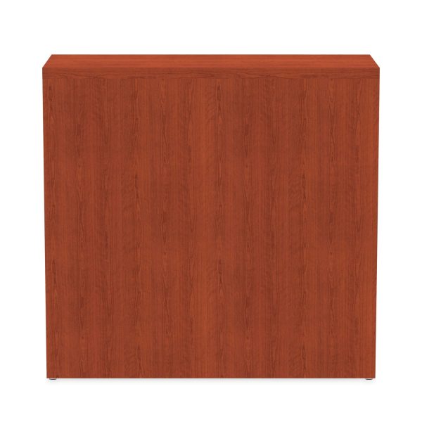 Alera Valencia Series Bookcase, Two-Shelf, 31.75w x 14d x 29.5h, Med Cherry Online Sale - Image 5