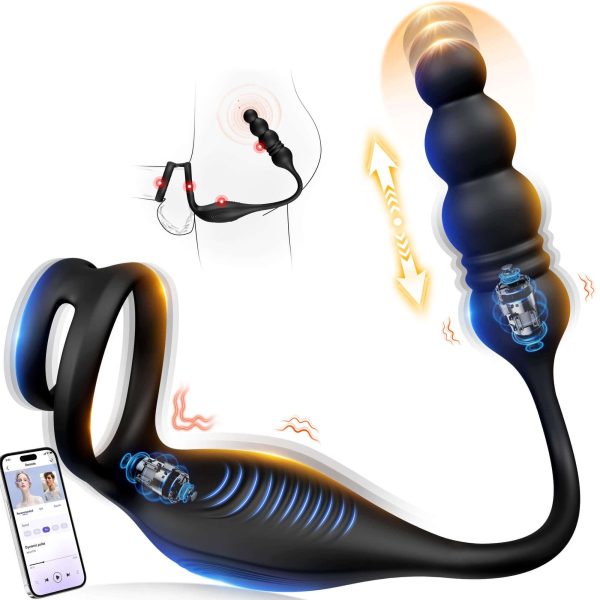 ARCHIE4| App Control Vibrating and Thrusting Anal Plug For Sale - Image 2