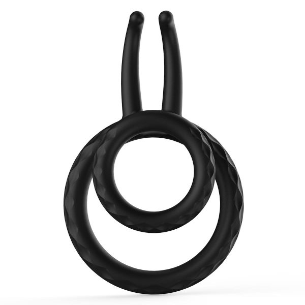 Dual Penis Silicone Multiple Combinations Testicle Ring Cheap - Image 2