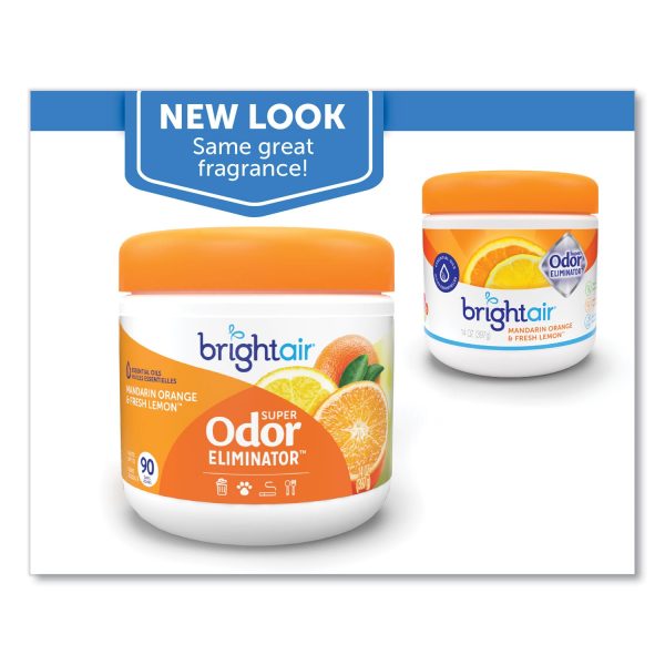 Super Odor Eliminator, Mandarin Orange and Fresh Lemon, 14 oz Jar Hot on Sale - Image 2