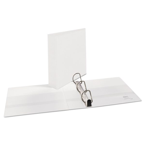 Heavy-Duty Non Stick View Binder with DuraHinge and Slant Rings, 3 Rings, 2  Capacity, 11 x 8.5, White, (5504) Online Hot Sale - Image 3