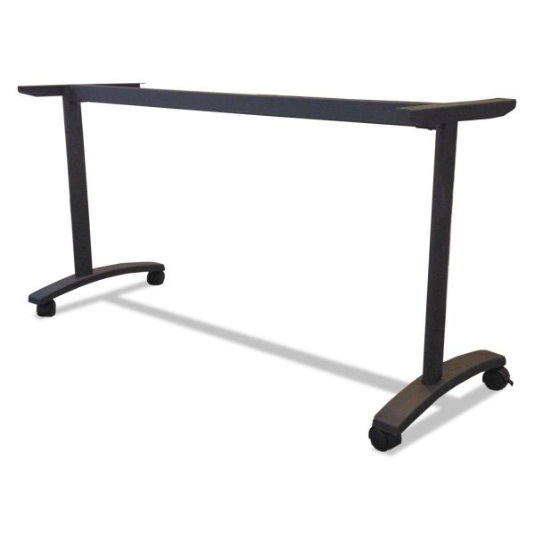 Alera Valencia Series Training Table T-Leg Base, 54w x 19.75d x 28.5h, Black Supply