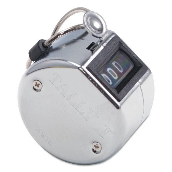 Tally I Hand Model Tally Counter, Registers 0-9999, Chrome Online now - Image 2