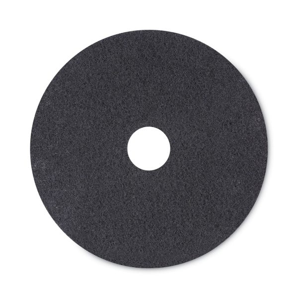 High Performance Stripping Floor Pads, 20  Diameter, Black, 5 Carton For Discount