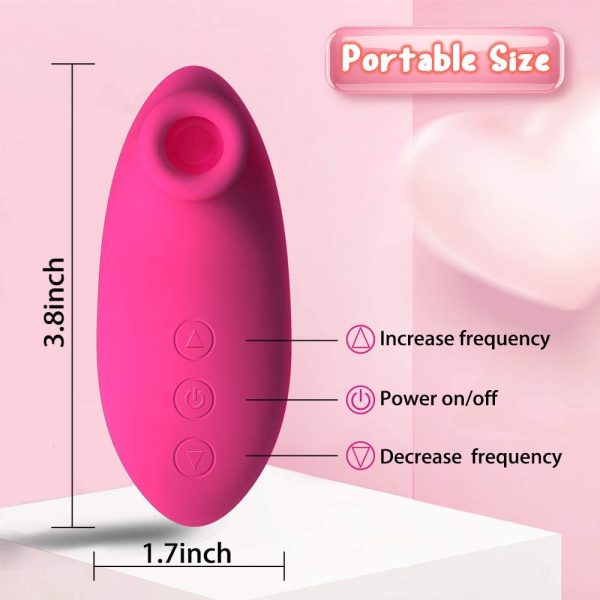 Portable Suction Silicone Nipple & Clit Vibrator Sale - Image 3
