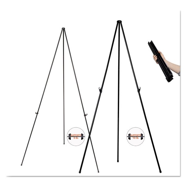 Instant Easel, 61.5  High, Black, Steel, Lightweight Cheap - Image 3