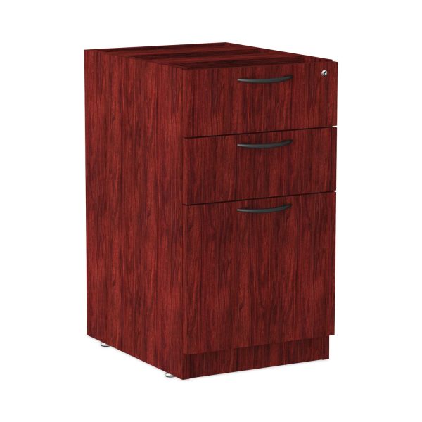 Alera Valencia Series Full Pedestal File, Left Right, 3-Drawers: Box Box File, Legal Letter, Mahogany, 15.63  x 20.5  x 28.5 Discount - Image 2