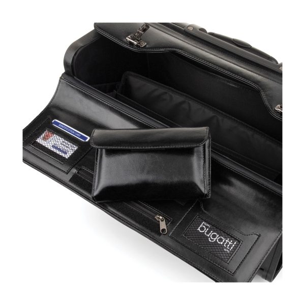 Catalog Case on Wheels, Fits Devices Up to 17.3 , Leather, 19 x 9 x 15.5, Black Online now - Image 4