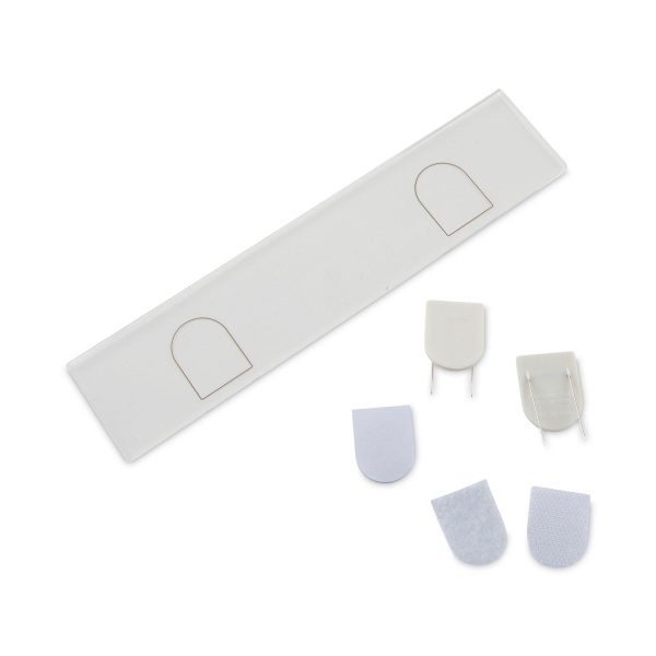 Panel Wall Sign Name Holder, Acrylic, 9 x 2, Clear Online now - Image 4