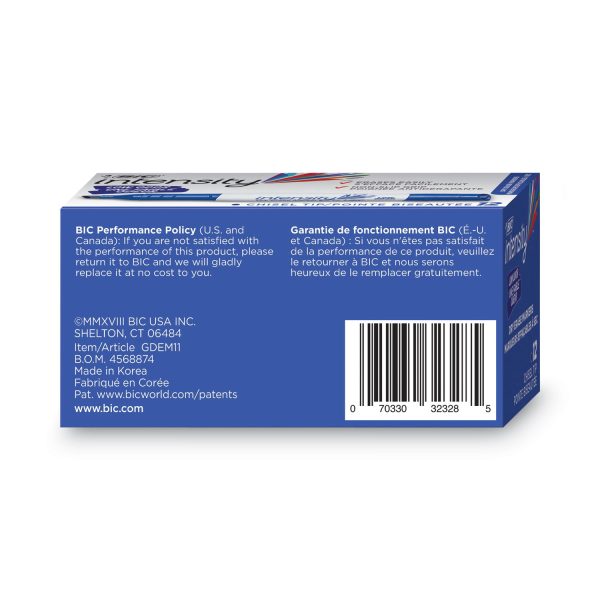 Intensity Low Odor Chisel Tip Dry Erase Marker, Broad Chisel Tip, Blue, Dozen Online - Image 3