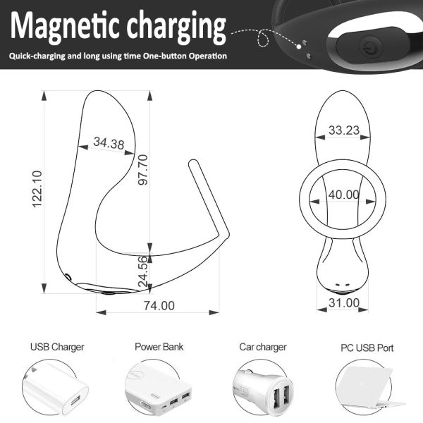 2 In1 Vibrator Anal Plug 10 Vibration Modes Fashion - Image 5
