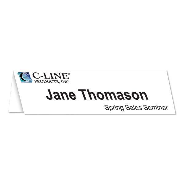 Scored Tent Cards, 4.25 x 11, White,1 Card Sheet, 50 Sheets Box Online Sale - Image 5