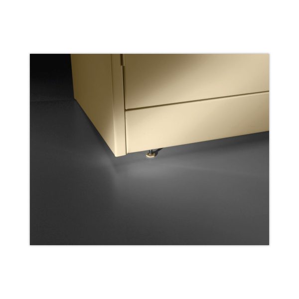 Assembled 72  High Heavy-Duty Welded Storage Cabinet, Four Adjustable Shelves, 36w x 18d, Putty Supply - Image 5