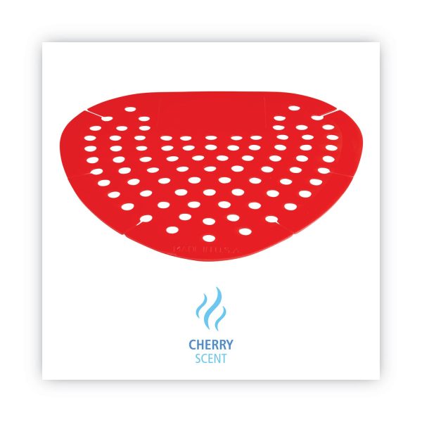 Urinal Screen, Cherry Scent, 3.5 oz, Red, Dozen Fashion - Image 3