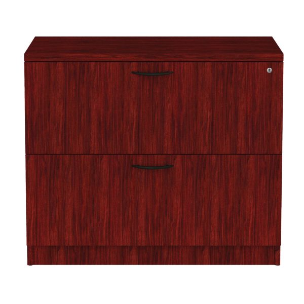 Alera Valencia Series Lateral File, 2 Legal Letter-Size File Drawers, Mahogany, 34  x 22.75  x 29.5 Supply