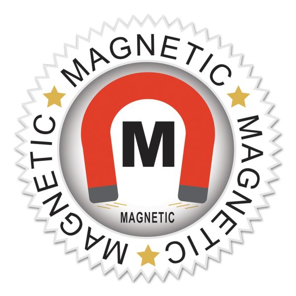 Magnetic Cubicle Keepers Display Holders, 9.2 x 11.69, Magnetic Mount, Clear, 25 Pack Online now - Image 4