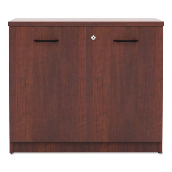 Alera Valencia Series Storage Cabinet, 34.13w x 22.78d x 29h, Medium Cherry Supply - Image 2
