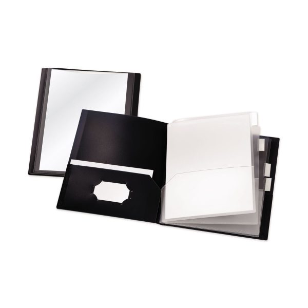 ReportPro 10-Pocket Project Organizer, 8.5 x 11, Clear Black Online Sale - Image 2