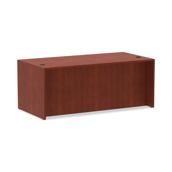 Alera Valencia Series Straight Front Desk Shell, 71  x 35.5  x 29.63 , Medium Cherry For Cheap - Image 5