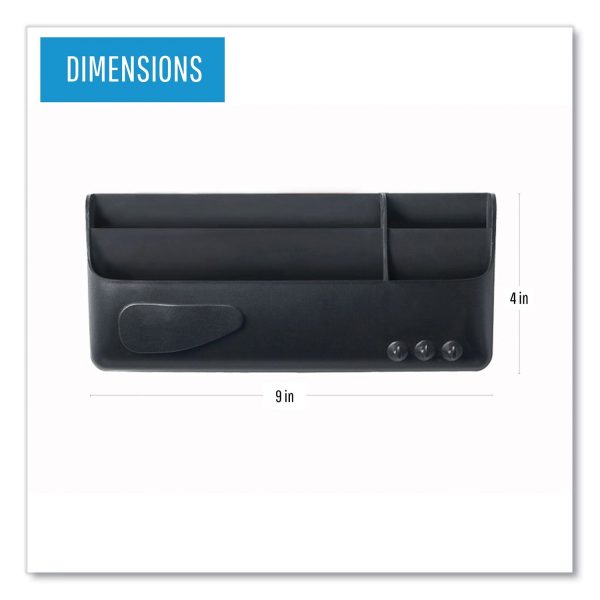 Magnetic SmartBox Organizer, 9 x 4, Black Cheap - Image 2