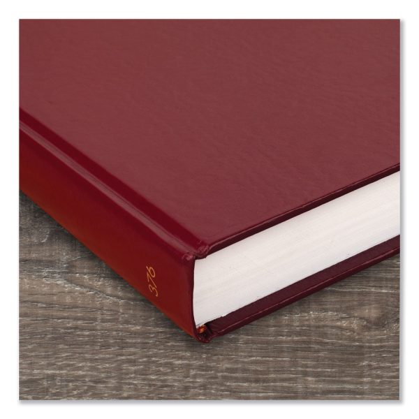 Standard Diary Daily Diary, 2024 Edition, Wide Legal Rule, Red Cover, (200) 12 x 7.75 Sheets For Sale - Image 5