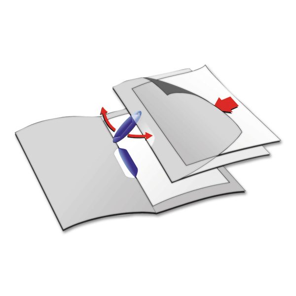 Swingclip Clear Report Cover, Swing Clip, 8.5 x 11, Black Clip, 25 Box For Cheap - Image 4
