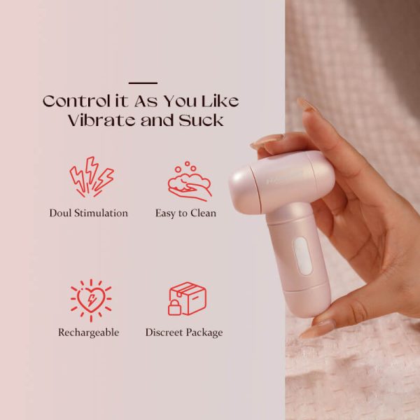 LAYFE| Female Suction and vibration Clitoris Vibrator Sale - Image 4