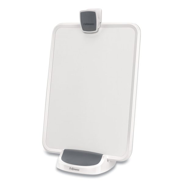 I-Spire Series Document Lift, 100 Sheet Capacity, ABS Plastic High Impact Polystyrene, White Gray Fashion