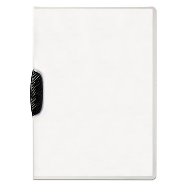 Swingclip Clear Report Cover, Swing Clip, 8.5 x 11, Black Clip, 25 Box For Cheap - Image 2