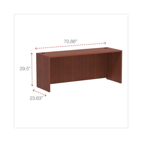 Alera Valencia Series Credenza Shell, 70.88w x 23.63d x 29.5h, Medium Cherry For Sale - Image 2